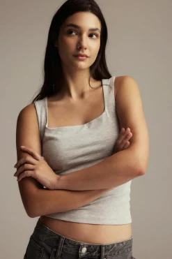 Square neck tank top