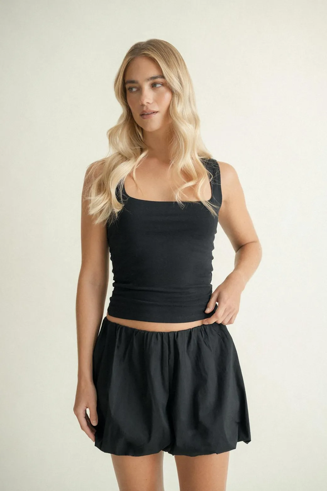 Square neck tank top