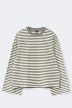 Stripe long sleeve tee