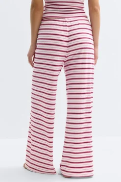 Striped soft trousers
