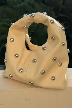 Studded handbag
