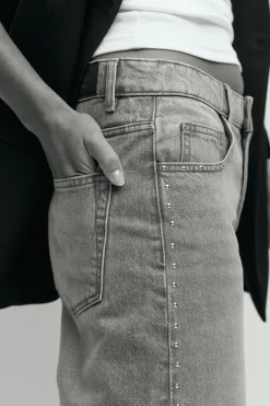 Studded jeans