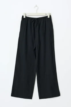tall linen blend trousers