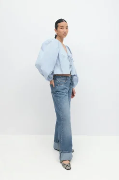 Tie blouse