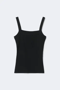 Tight fit rib singlet