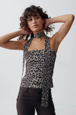 Tube scarf top