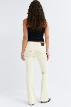 Ultra low bootcut jeans