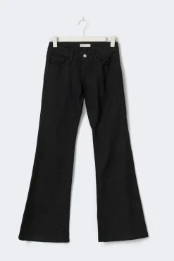 Ultra low flare petite jeans