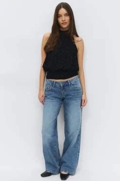 Ultra low wide jeans