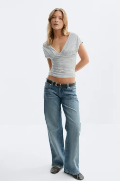 V-neck top