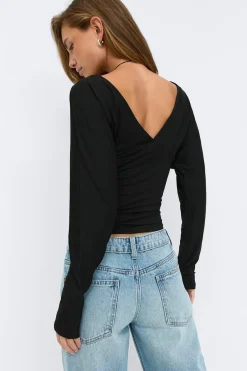 V-neck top