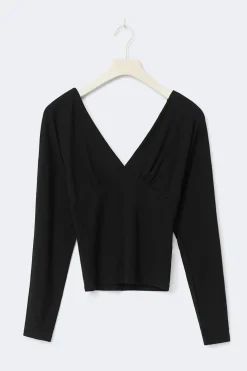 V-neck top