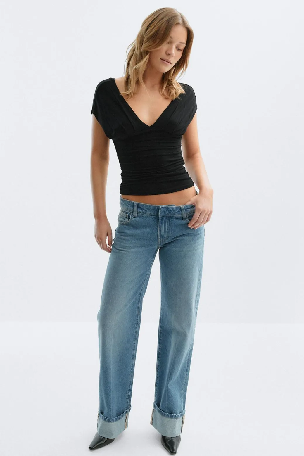V-neck top