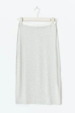 Waist detail midi skirt