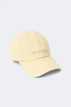 Washed cotton cap