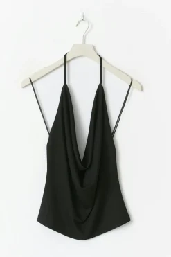 Waterfall neck singlet