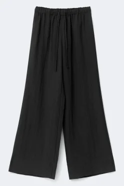 Wide drawstring trousers