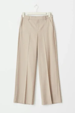 Wide leg suit trousers