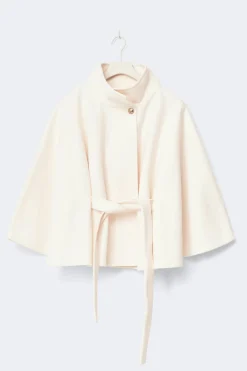 Y belted cape