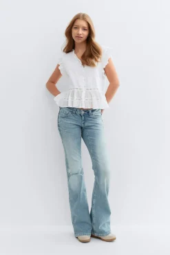 Y boho blouse