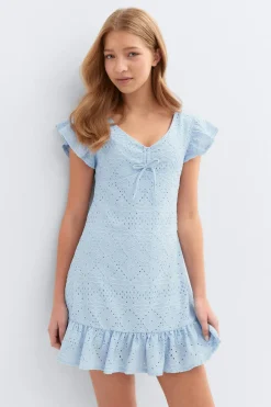 Y broderie anglais dress