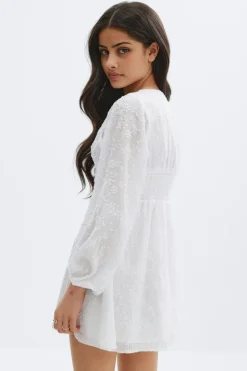 Y embroidery dress