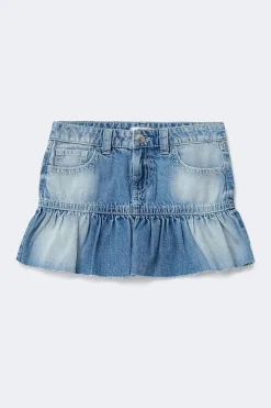Y jeanova frill denim skirt