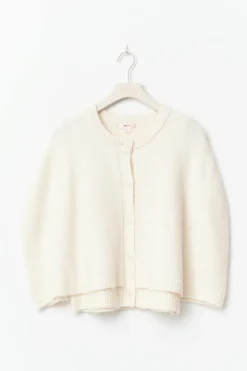 Y knitted cape cardigan