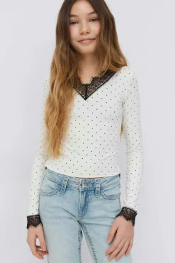 Y lace top