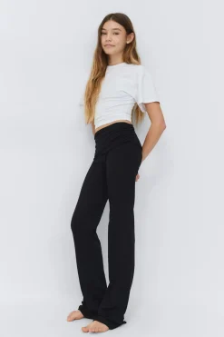 Y low waist flare trousers