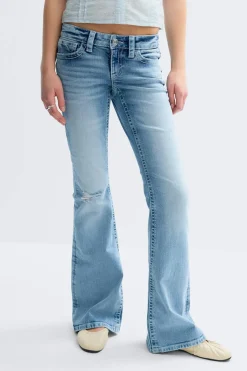 Y one knee destroy jeans