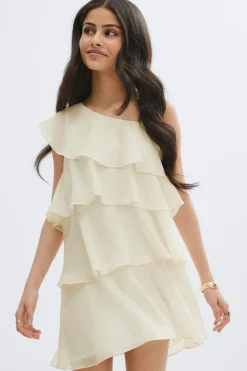 Y one shoulder dress
