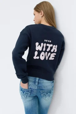 Y printed sweater