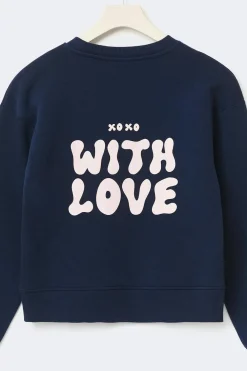Y printed sweater