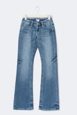 Y sparkle low flare jeans