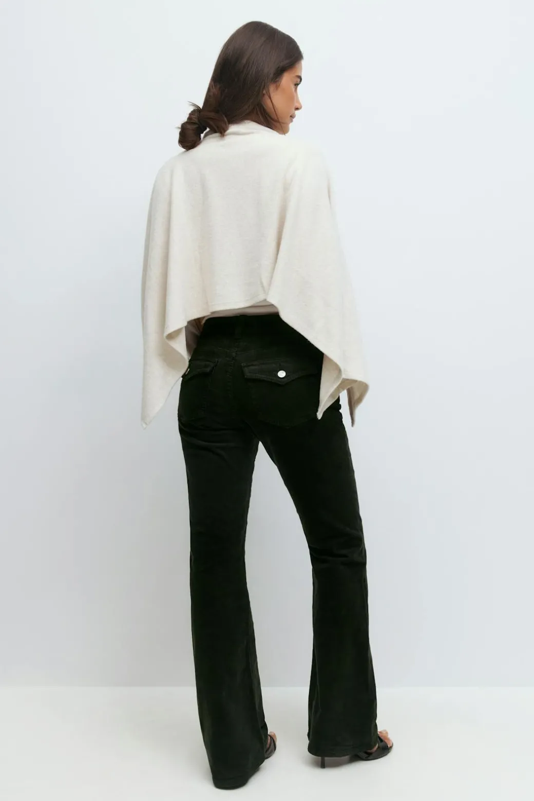 Y2k low cord bootcut jeans
